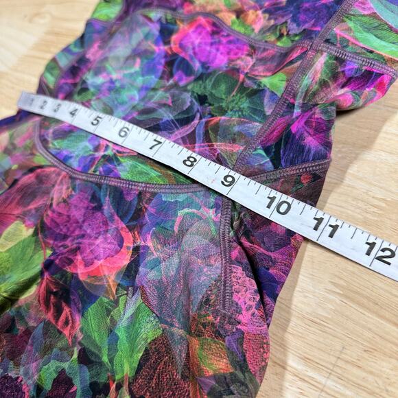 Lululemon Court Crush Dress Vivid Floral Tone Multi Women's Size 2 EUC - Picture 10 of 11